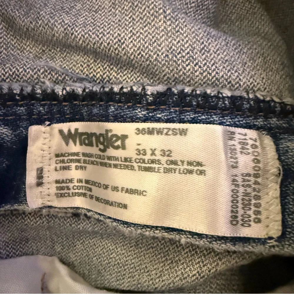 Wrangler‎ Classic Denim Cowboy Cut Relaxed Fit Jeans 36MWZSW